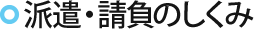 派遣・請負のしくみ