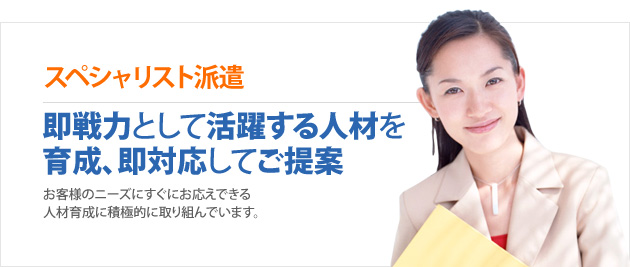 スペシャリスト派遣